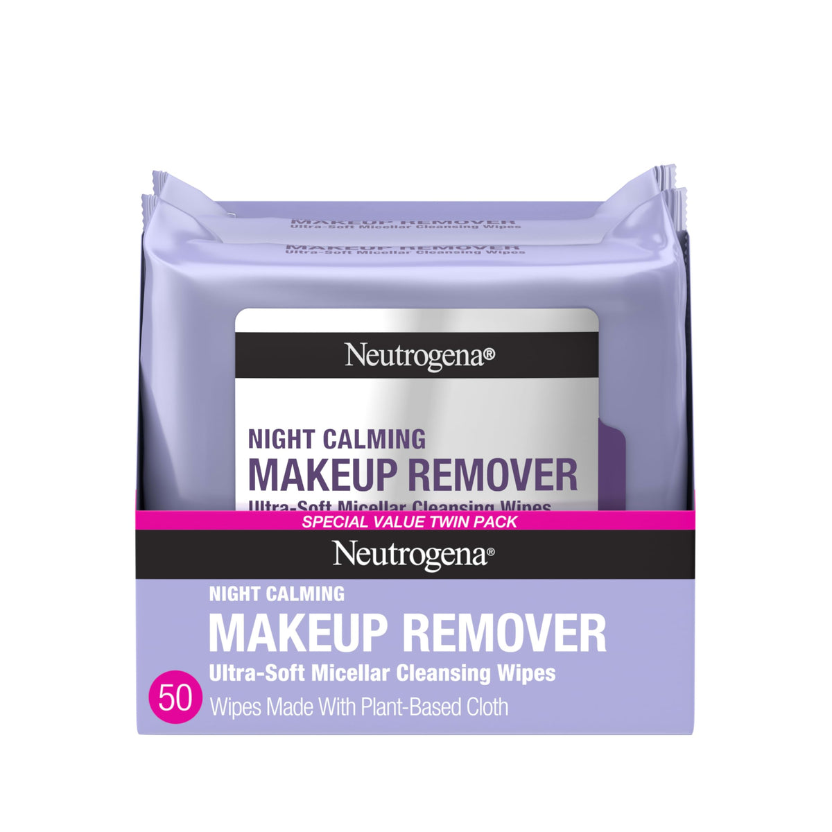 Neutrogena front packaging showing twin pack and calming fragrance benefit