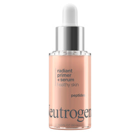 Neutrogena front packaging shows primer serum for a smooth, radiant base