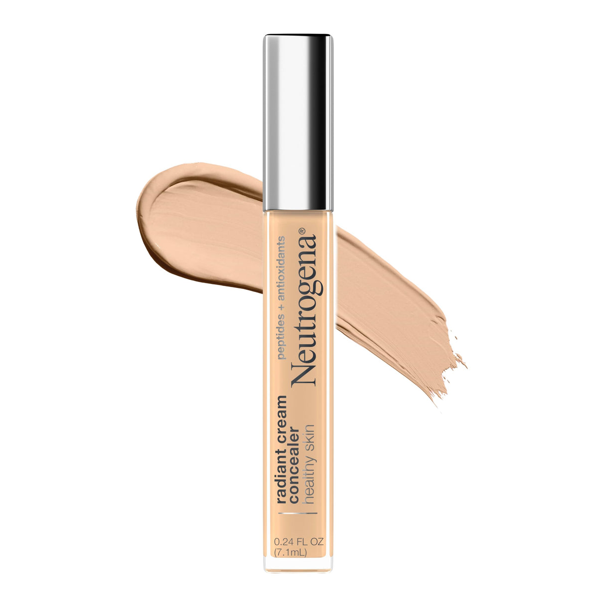 Neutrogena front packaging showing shade Bisque Light/Medium and benefits