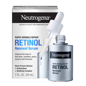 Neutrogena front packaging showing bottle and branding, conveys trustworthy protection