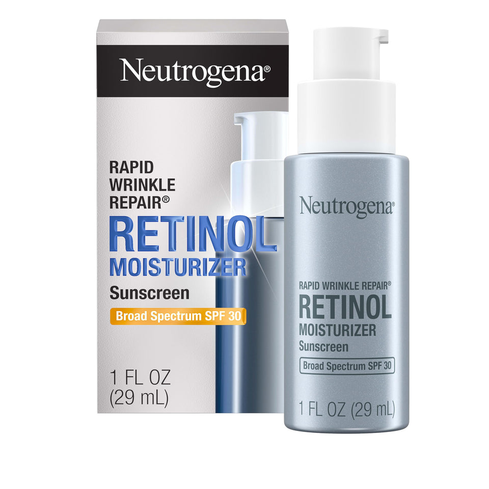 Neutrogena front packaging showing SPF 30 and anti-aging benefit