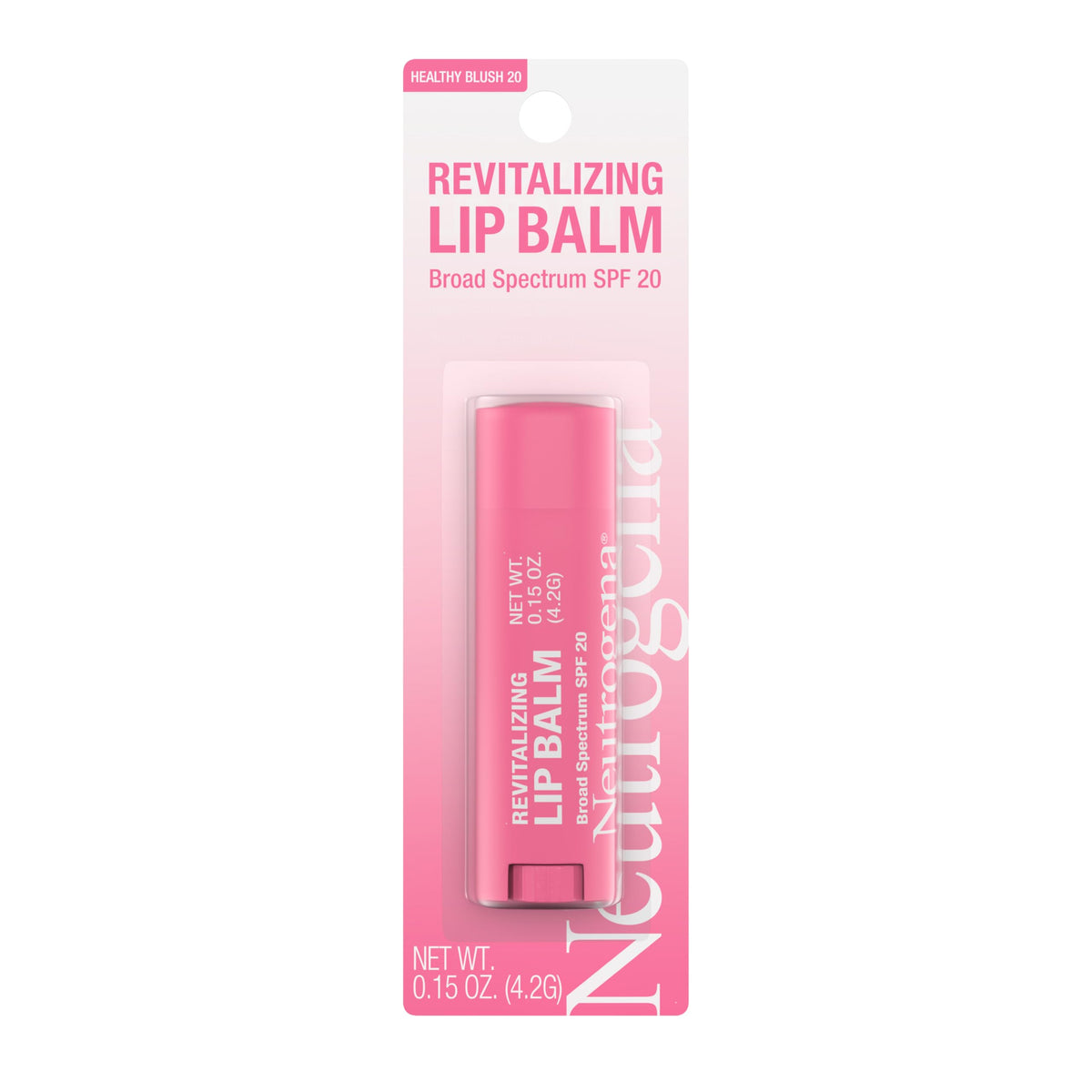 Neutrogena front packaging showing tinted lip balm and benefits