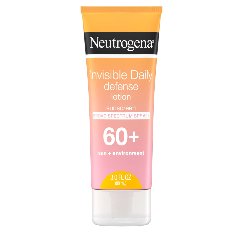 Neutrogena front packaging showing SPF 60 protection and benefits