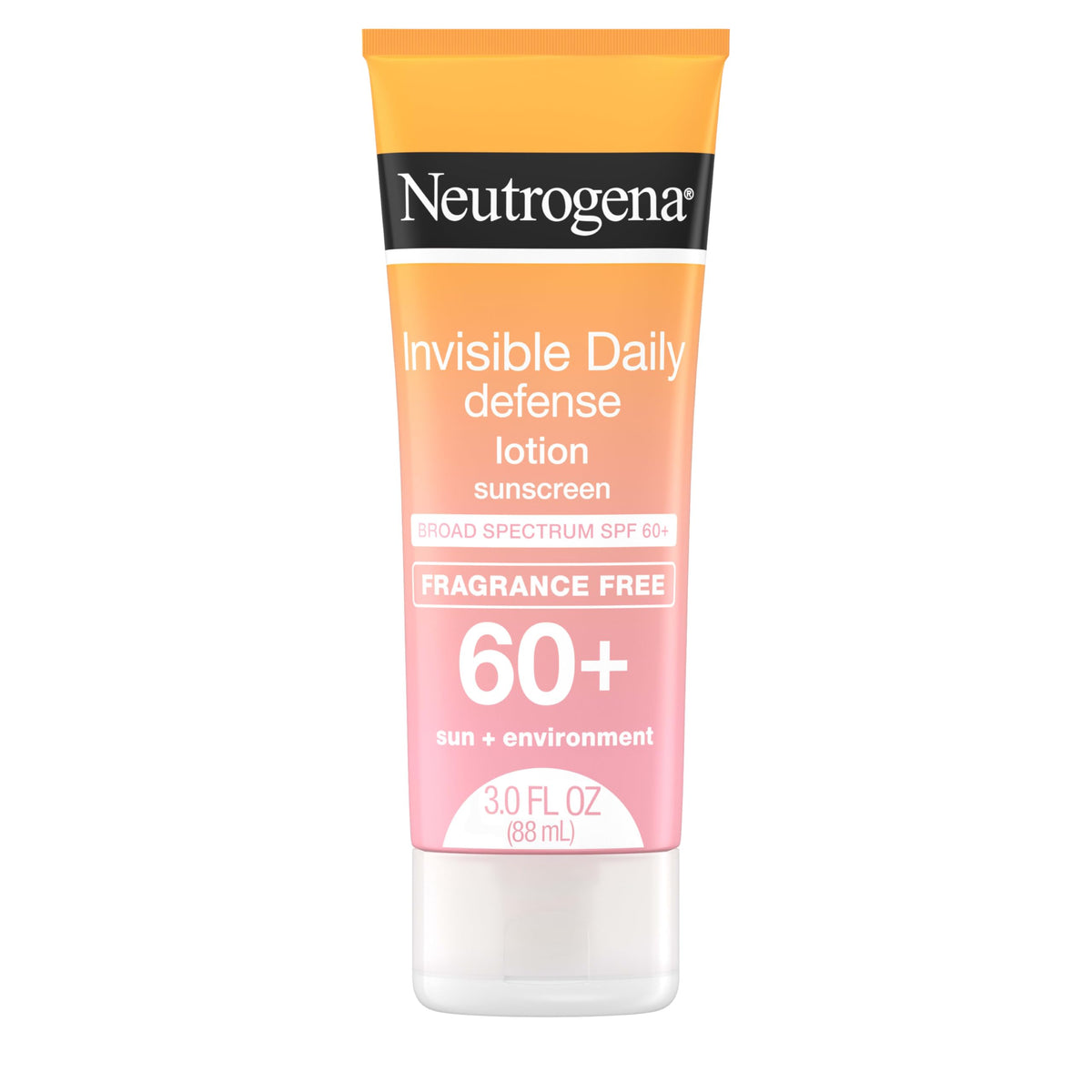Neutrogena front packaging SPF 60 showing clear lotion benefits