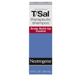 Neutrogena T/Sal front bottle showing label and purpose for clear scalp