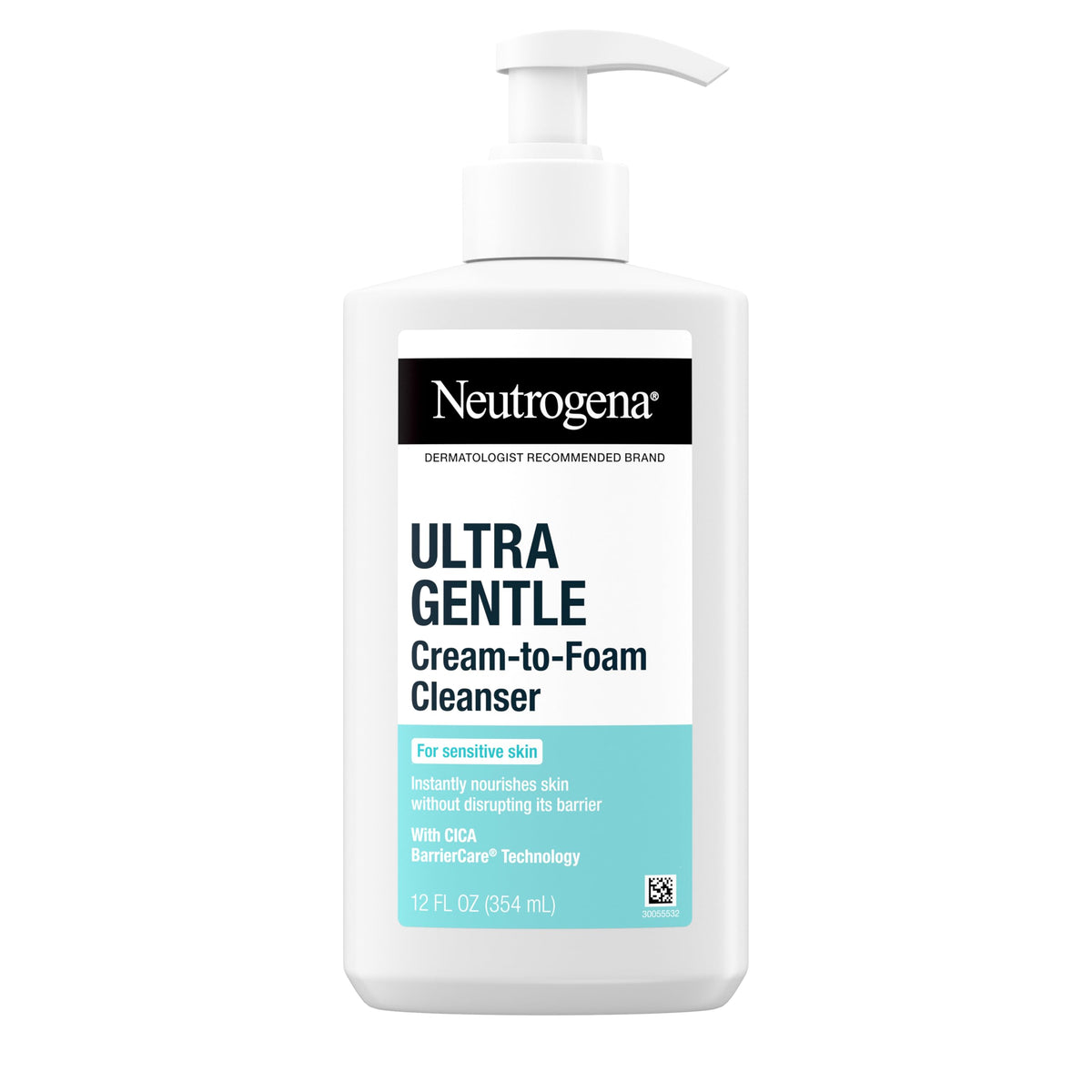 Neutrogena front packaging showing bottle and calming benefit
