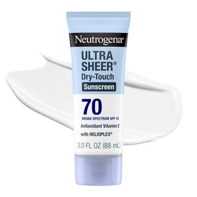 Neutrogena front packaging showing SPF 70 and matte finish benefit