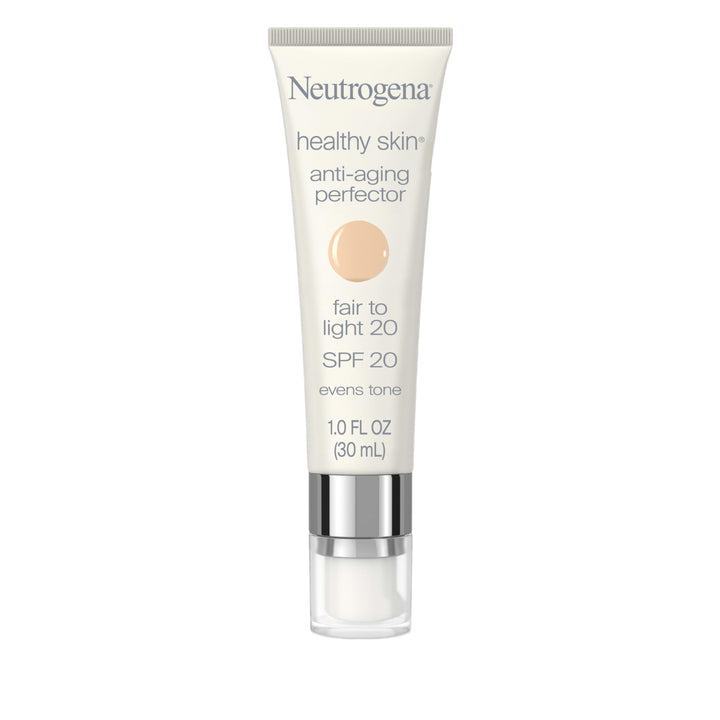 Neutrogena front tube showing product and benefits for daily anti-aging care