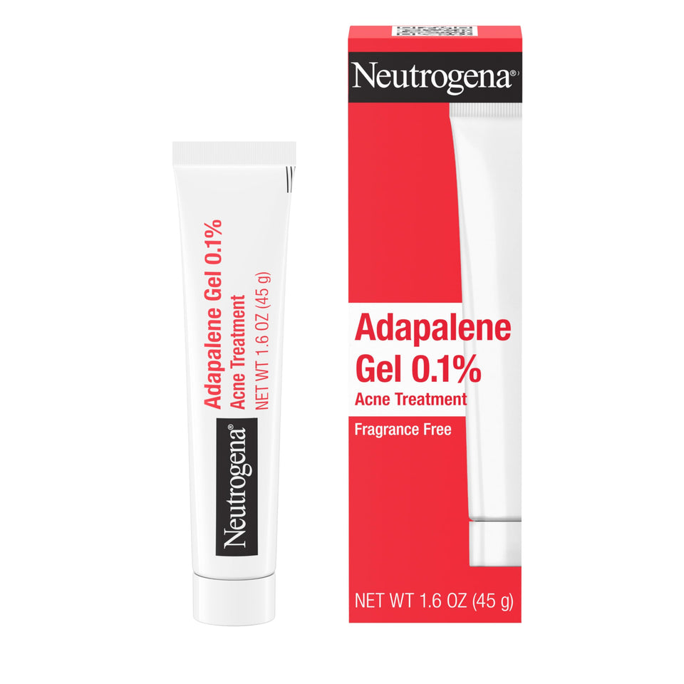 Neutrogena front tube showing product branding and size for easy identification and portability
