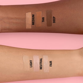 Neutrogena highlighting cheekbone with subtle glow and no visible shimmer