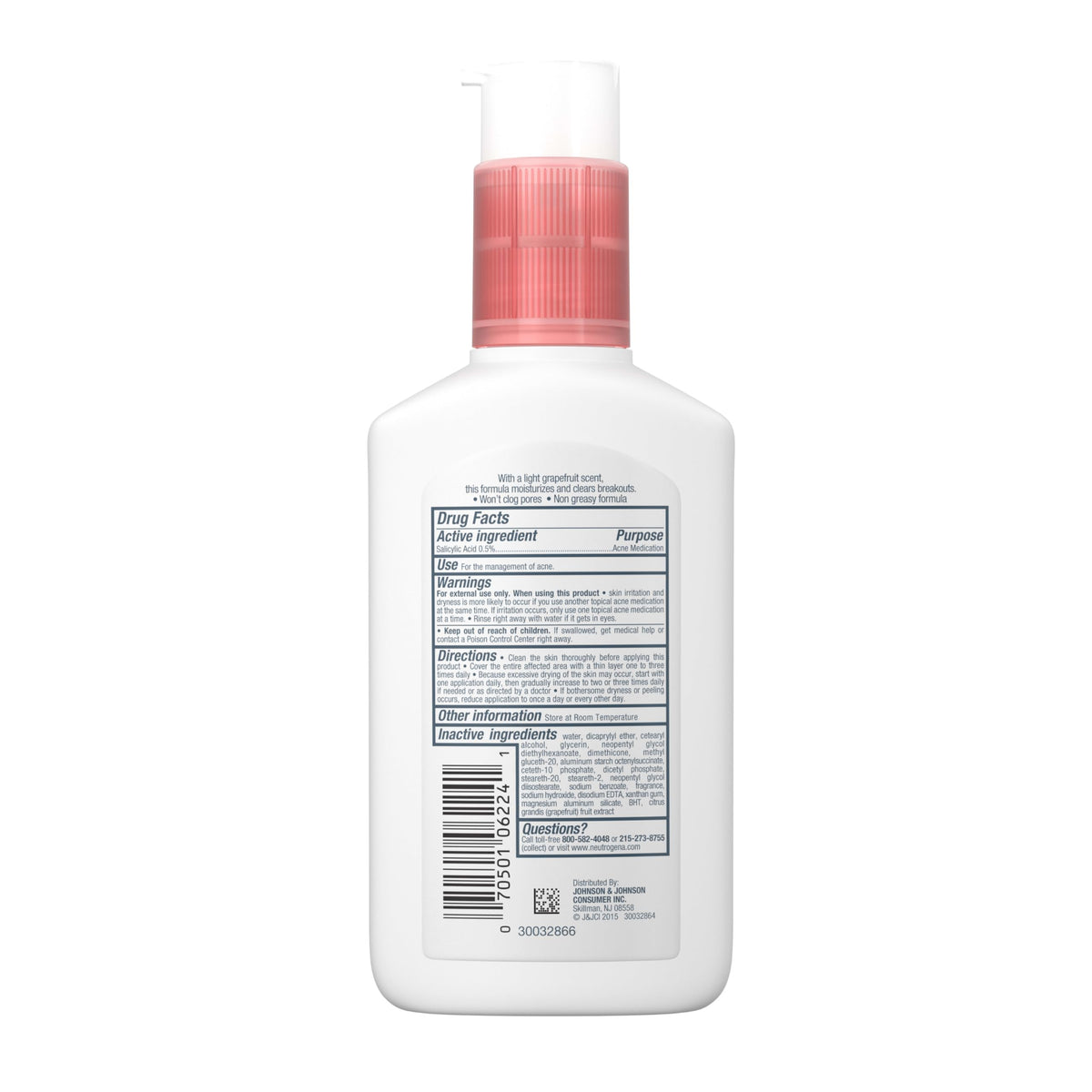 Neutrogena product alongside acne-care items showing complementary routine benefit