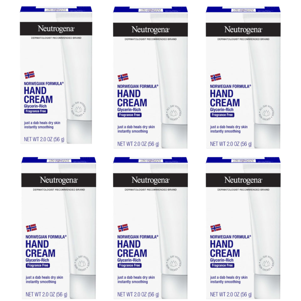 Neutrogena front packaging showing six travel tubes and convenient value