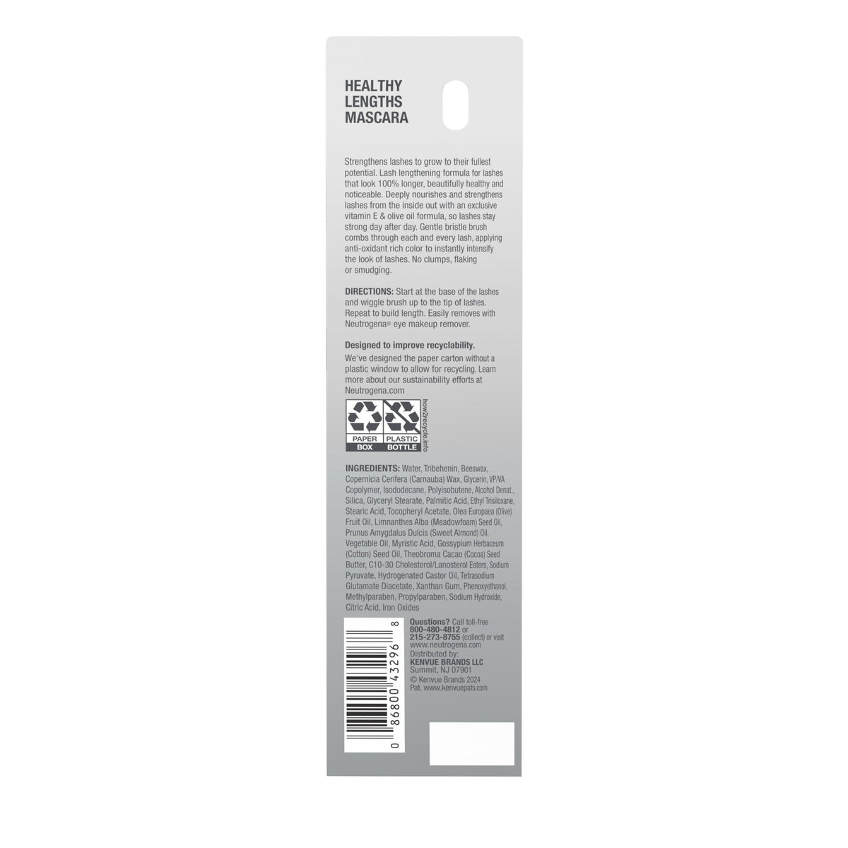 Neutrogena tube held in hand showing compact 0.21 oz size