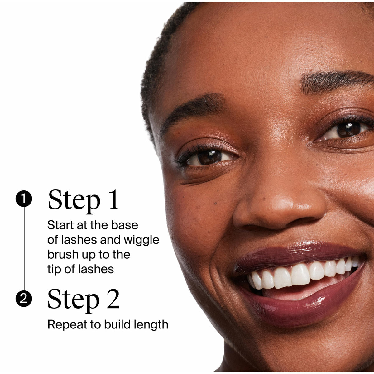 Neutrogena tube open with brush ready to coat lashes smoothly