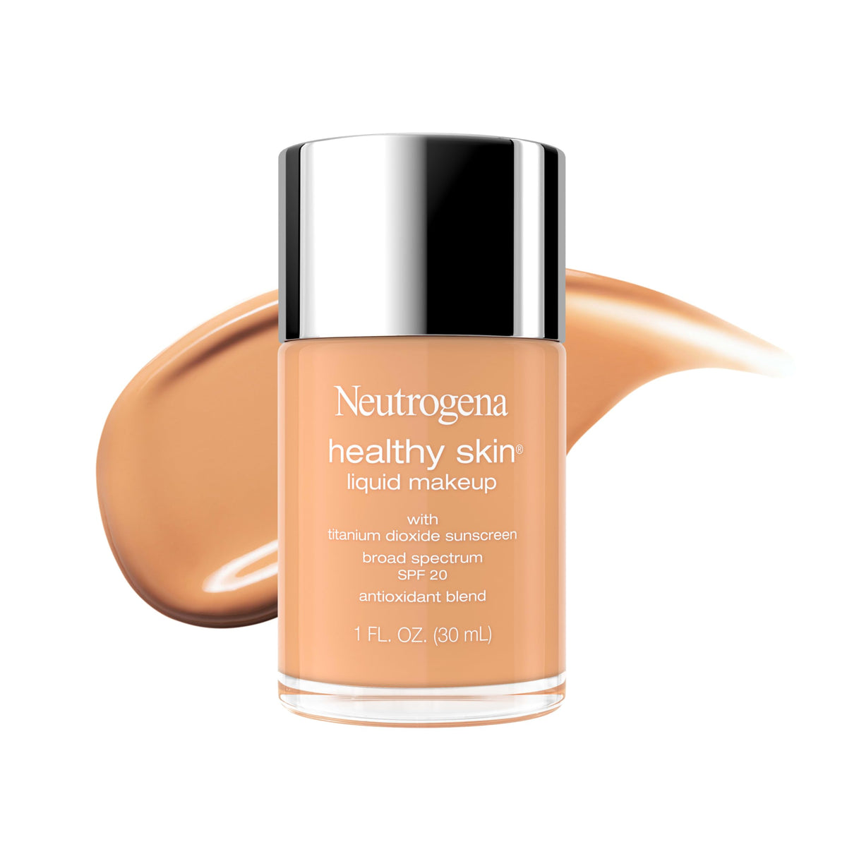 Neutrogena bottle front packaging showing brand and SPF 20 benefit