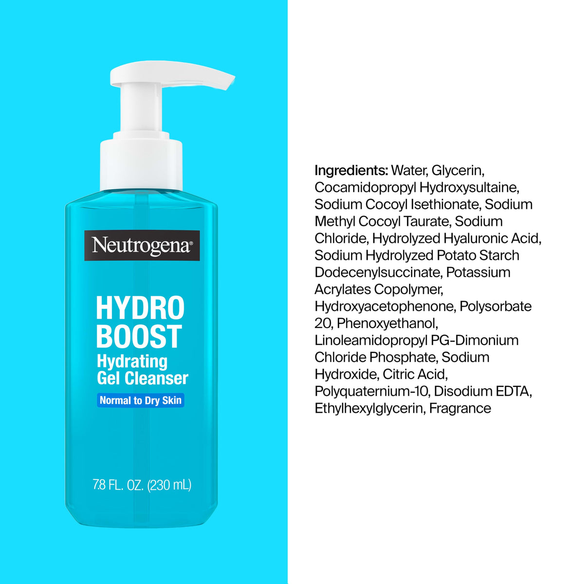 Neutrogena after-wash skin detail showing soft, hydrated complexion