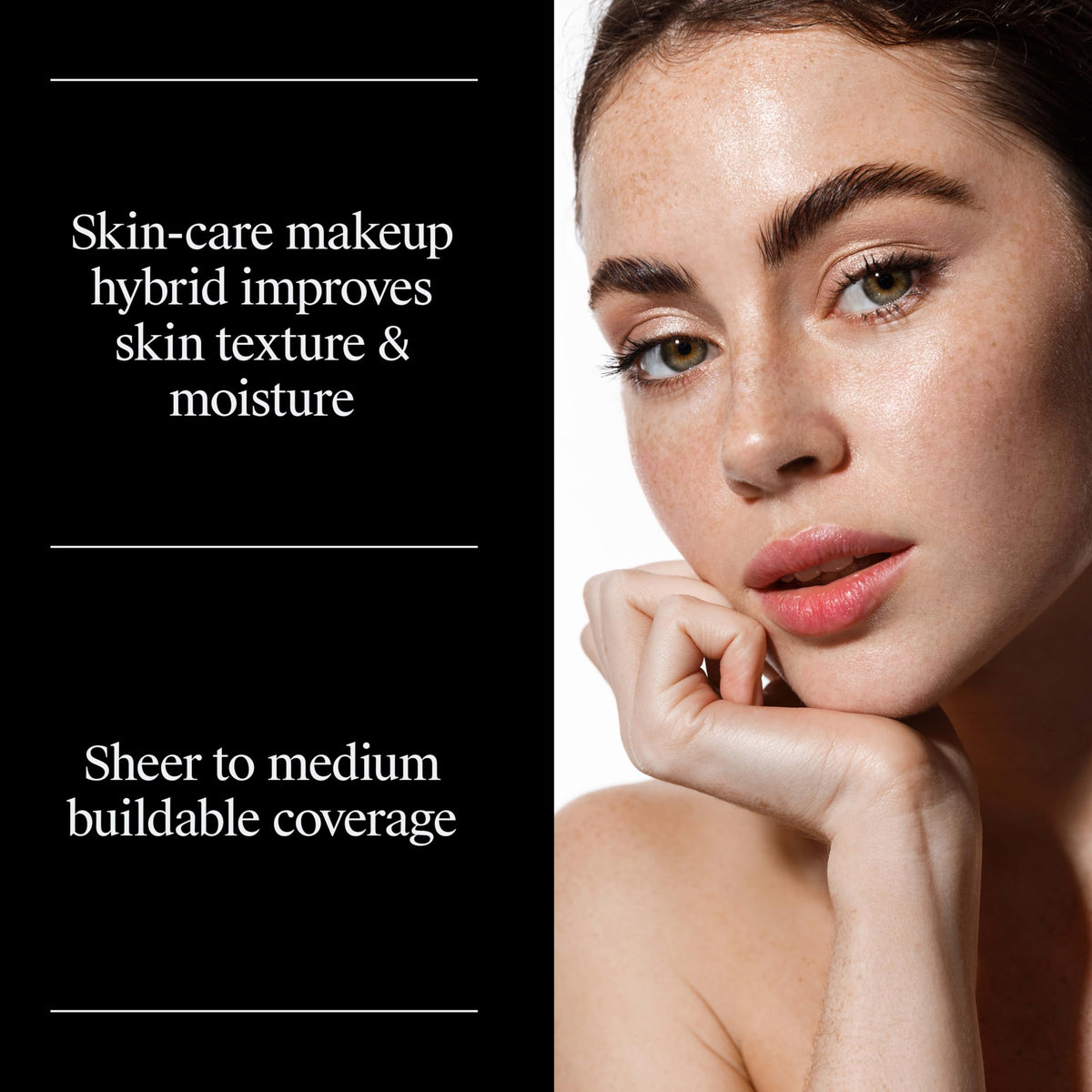 Neutrogena application on fingertip showing smooth, blendable tint for luminous skin