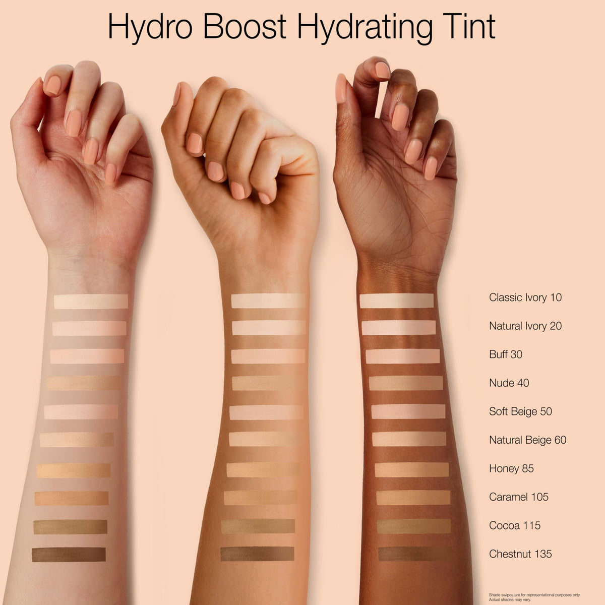 Neutrogena application with fingers demonstrating smooth blendability