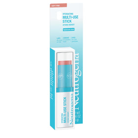 Neutrogena Soft Pink applied on lips highlighting hydrated, natural tint