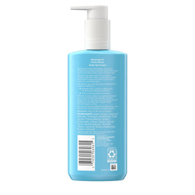 Neutrogena on bathroom shelf in lifestyle setting for daily routine