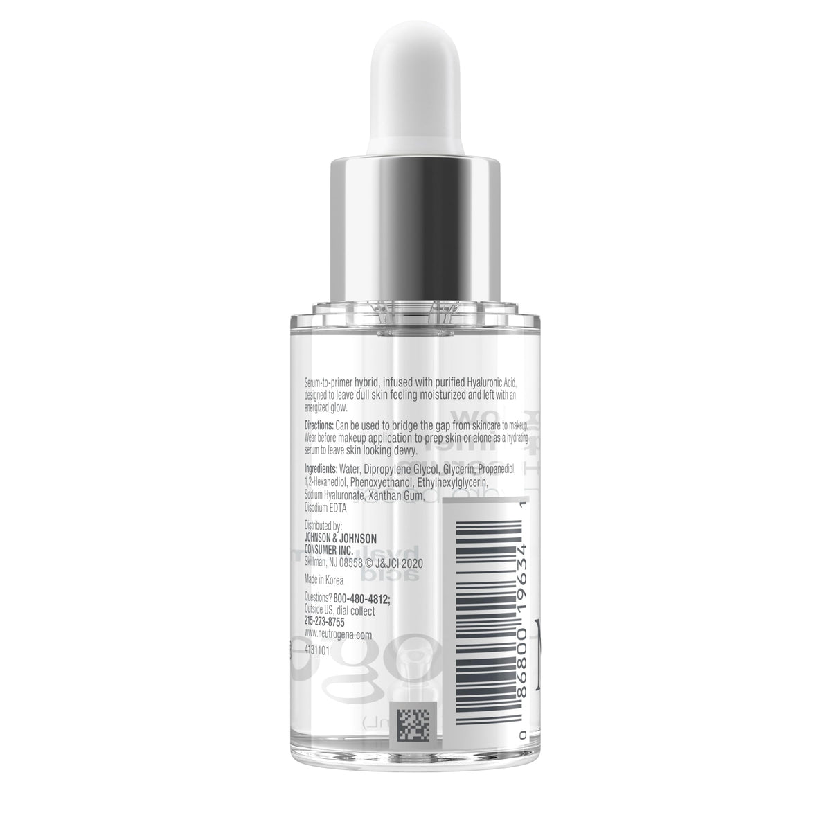Neutrogena before and after skin image showing visible plump, dewy benefit