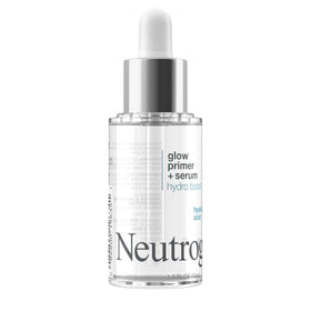 Neutrogena drop on hand illustrating quick absorption and smoothing benefit