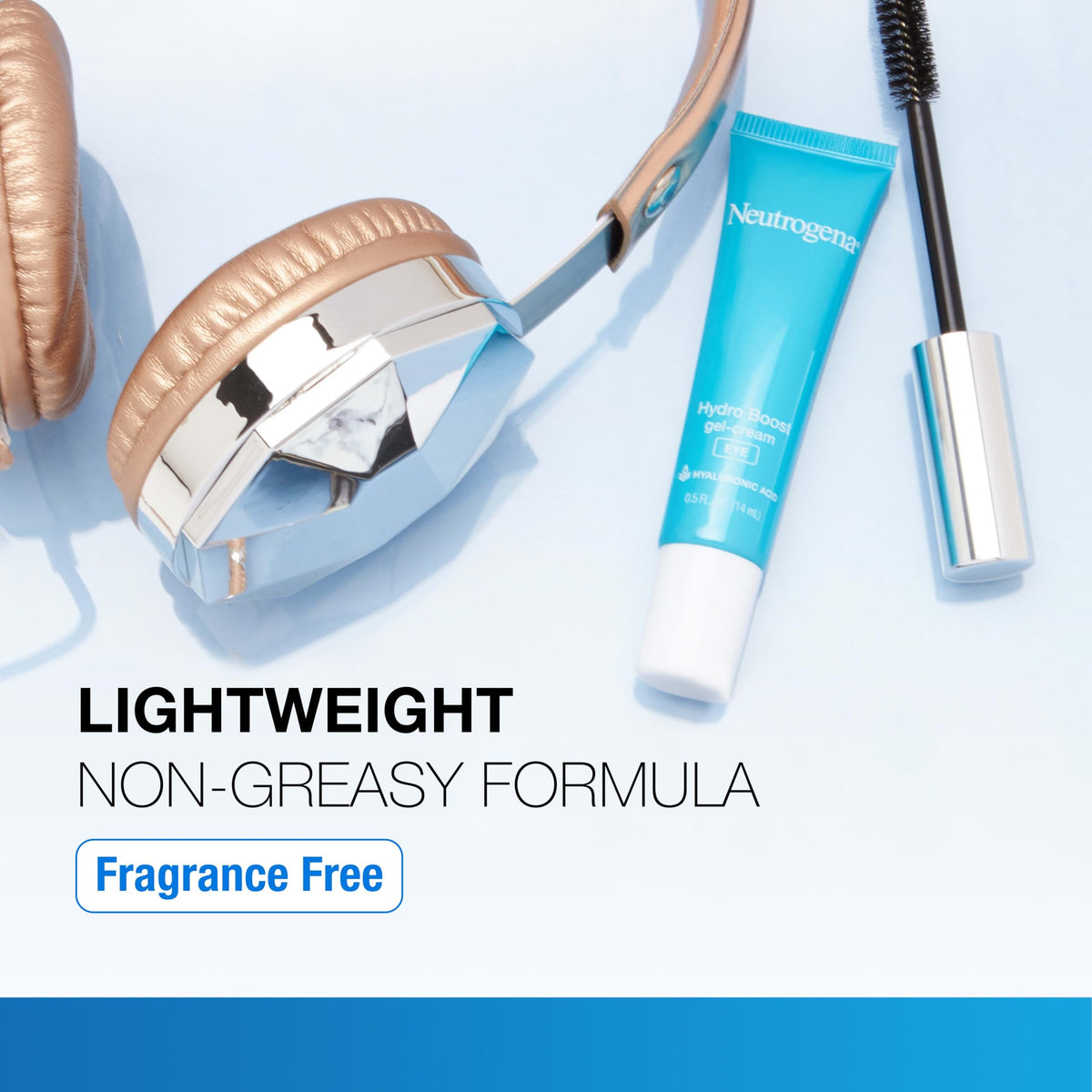 Neutrogena packaged product staged in skincare set to show daily use