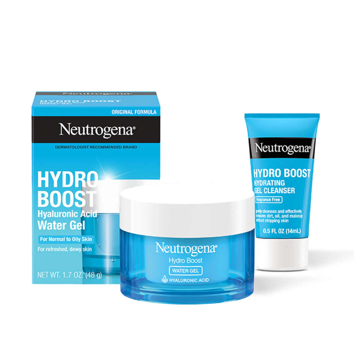 Neutrogena front packaging showing hydration duo for easy routine