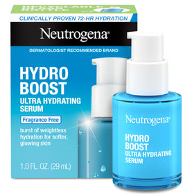 Neutrogena front packaging showing serum bottle and label for easy identification and trust