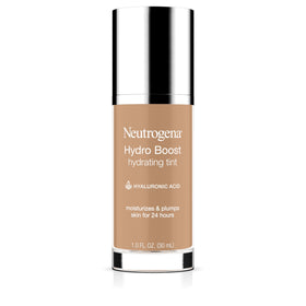 Neutrogena front tube showing product and shade with clear branding and hydration benefit