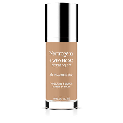 Neutrogena front tube showing product and shade with clear branding and hydration benefit