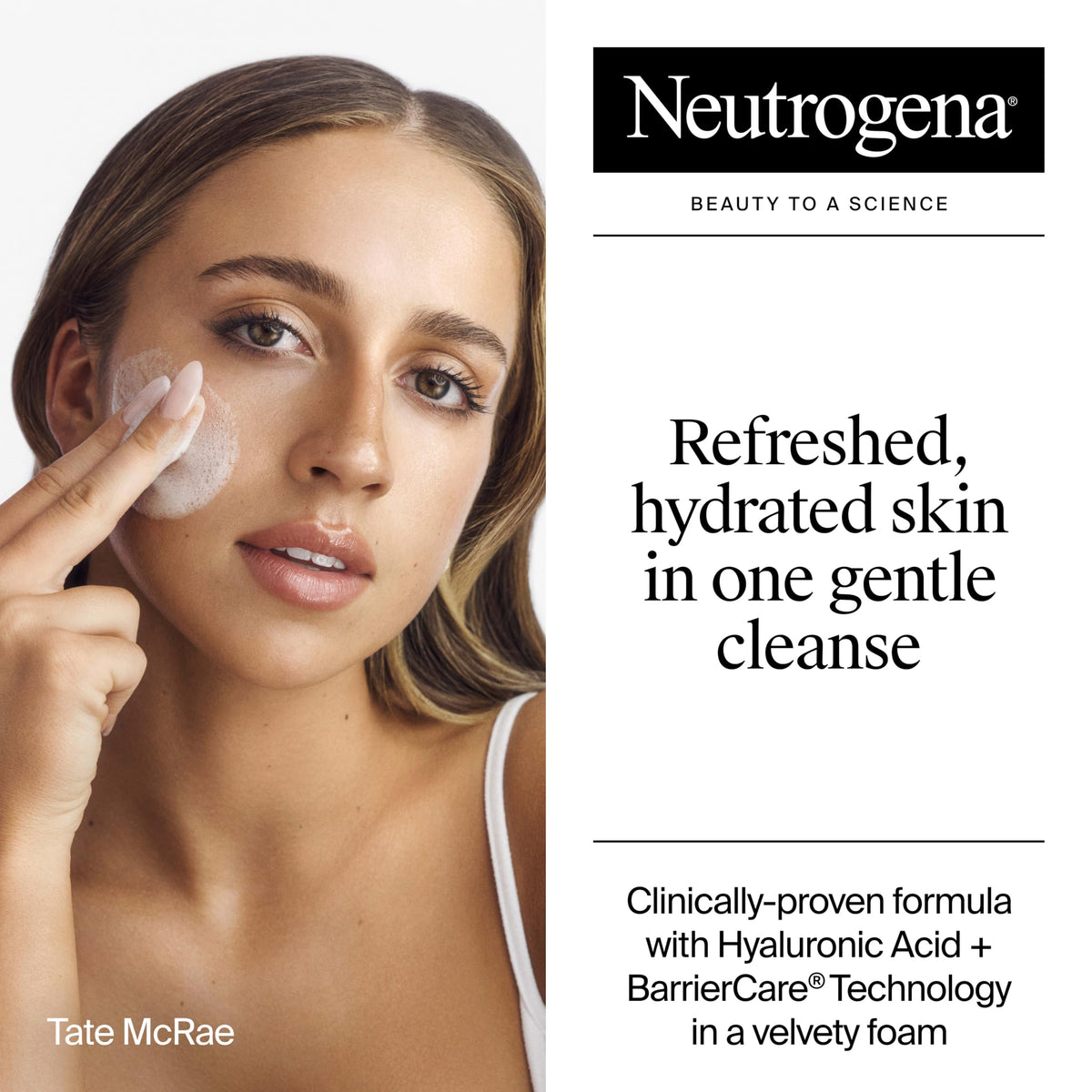 Neutrogena Hydro Boost clear gel texture close-up demonstrating hydrating feel