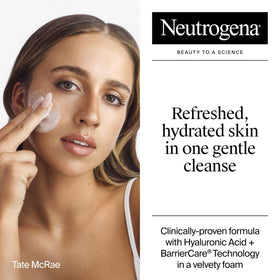 Neutrogena Hydro Boost clear gel texture close-up demonstrating hydrating feel