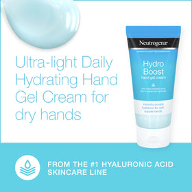 Neutrogena applying hand cream demonstrating quick absorption and softness