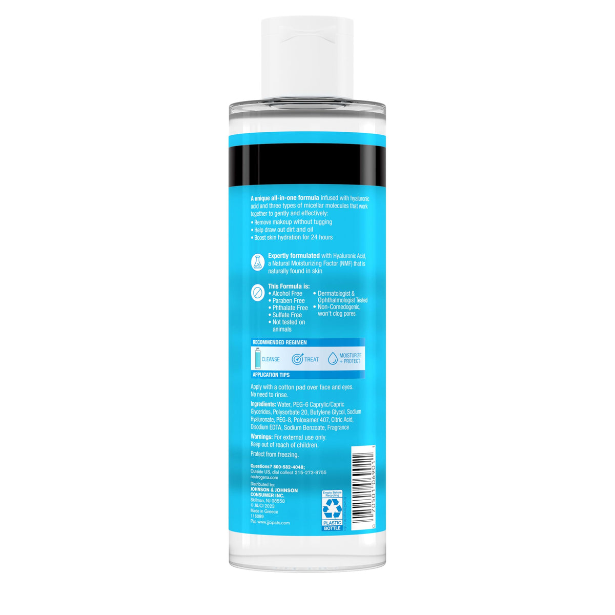 Neutrogena hyaluronic acid ingredient visual emphasizing long-lasting hydration