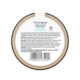Neutrogena powder on bathroom vanity suggesting hydrated, everyday use