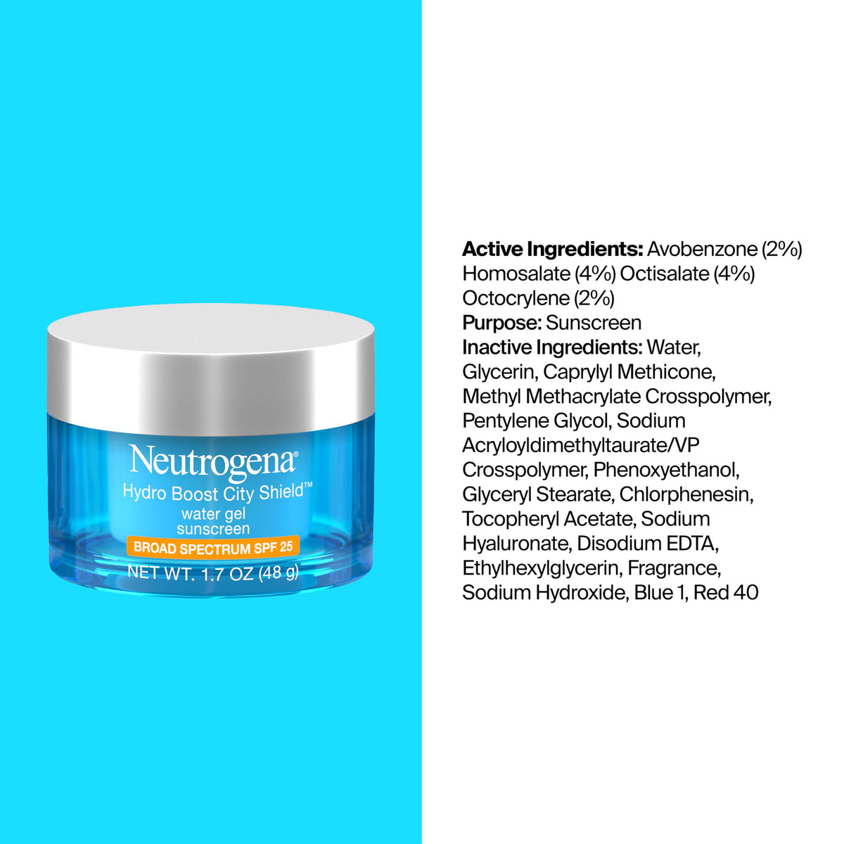 Neutrogena used outdoors in city setting showing daily protection