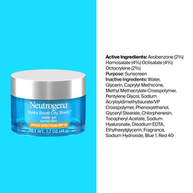 Neutrogena used outdoors in city setting showing daily protection