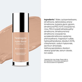 Neutrogena in vanity setting demonstrating everyday use for hydrated, even skin