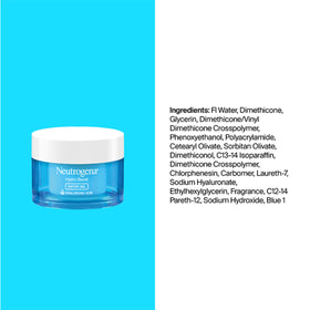 Neutrogena on-model skin showing dewy hydrated appearance benefit