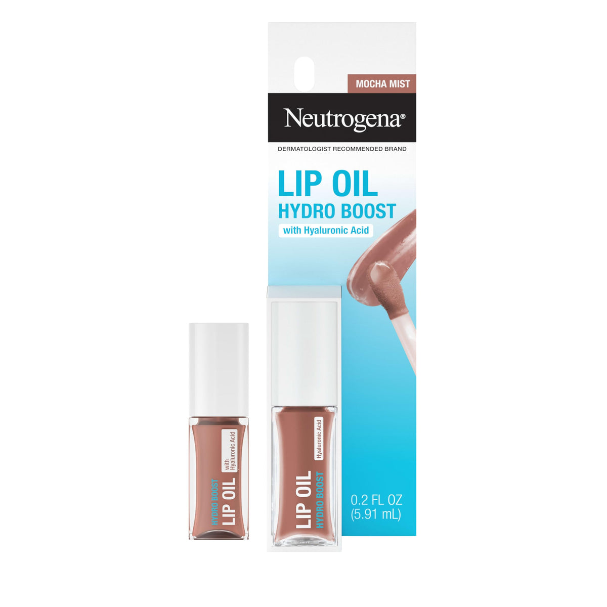Neutrogena Hydro Boost applicator and glossy texture highlighting smooth, lightweight finish