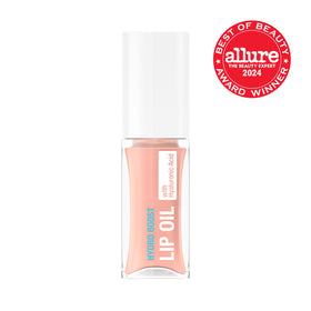Neutrogena lip oil applicator close-up demonstrating plush tip for smooth application