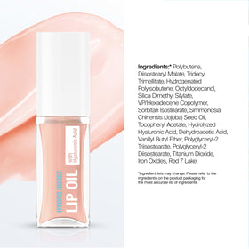 Neutrogena lip oil with jojoba and hyaluronic visuals indicating nourishing ingredients