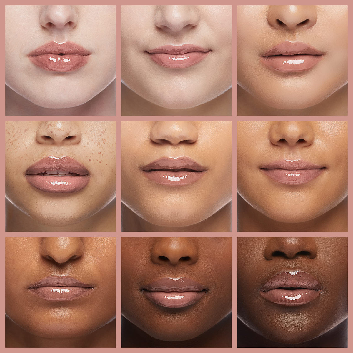 Neutrogena Hydro Boost on lips before and after shows improved smoothness and shine