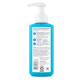 Neutrogena back-of-bottle information highlighting fragrance-free, hypoallergenic claims