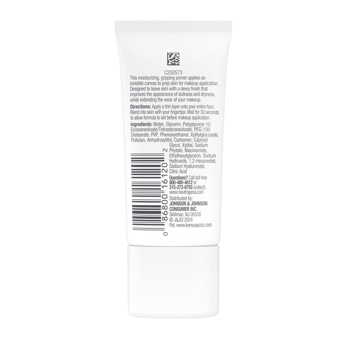 Neutrogena primer layered under foundation improving wear