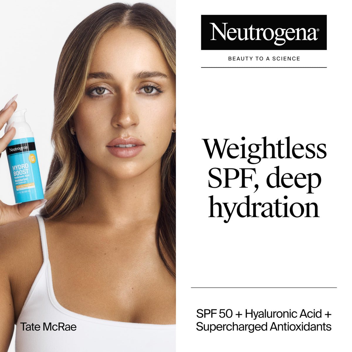 Neutrogena product dispensed on fingertip demonstrating easy application benefit