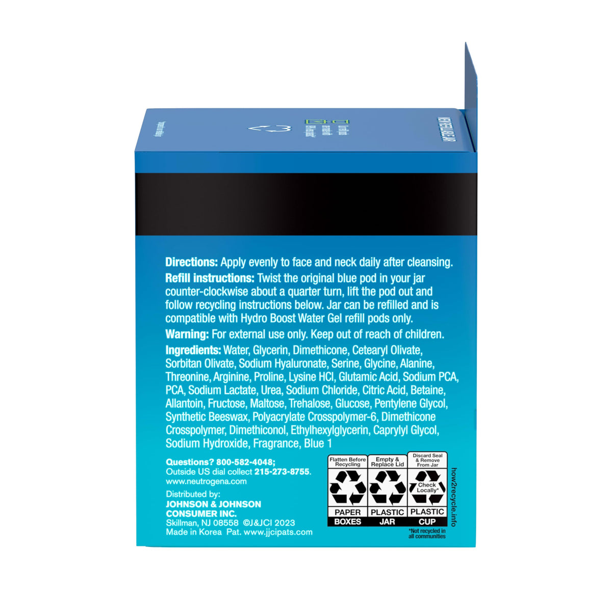 Neutrogena hands replacing pod demonstrating easy twist-and-lock refill