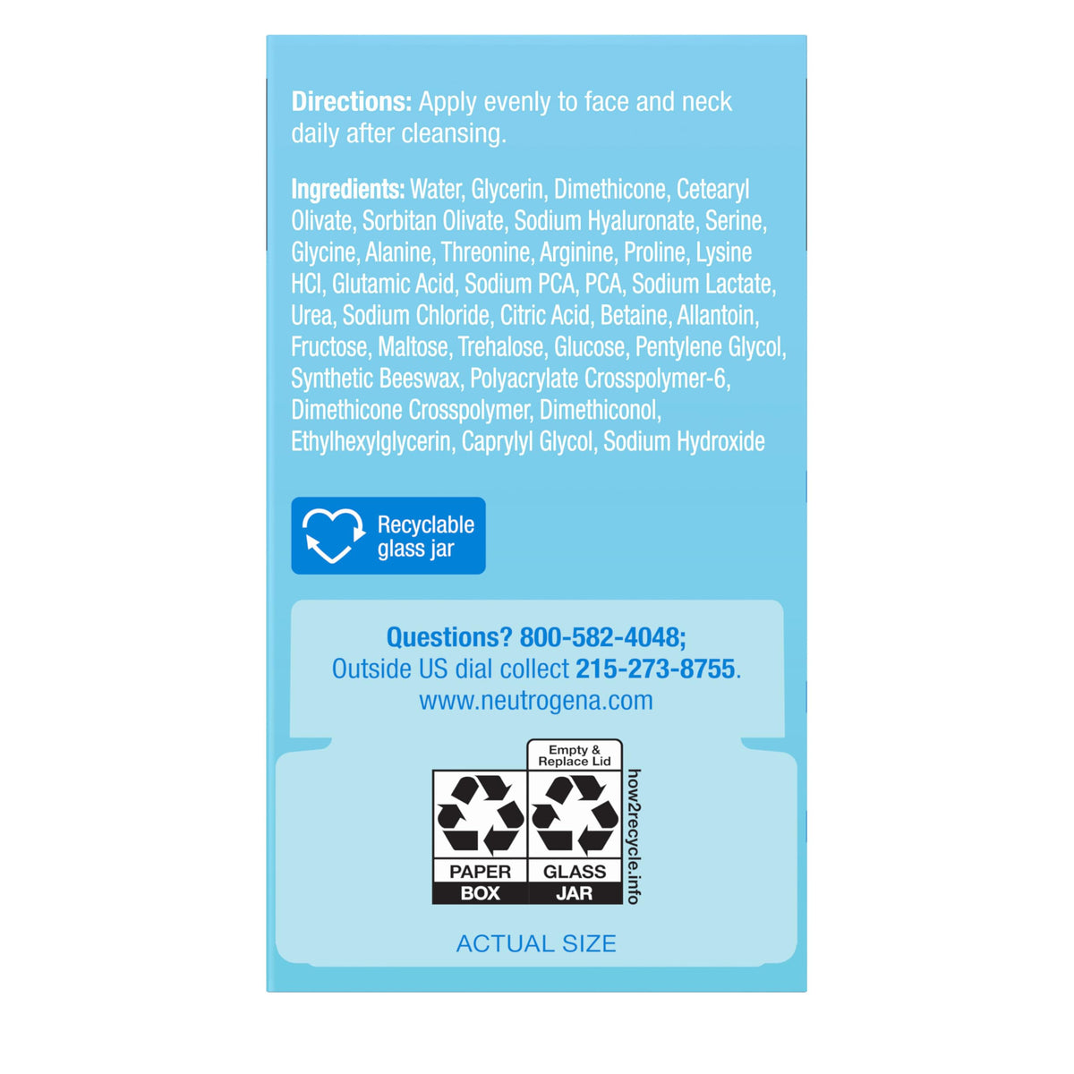 Neutrogena gel cream next to sunscreen illustrating morning routine compatibility benefit