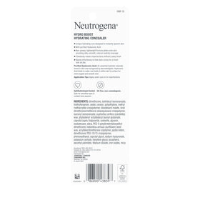 Neutrogena concealer stick on vanity among skincare items implying daily hydration routine benefit